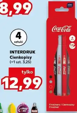 Kaufland INTERDRUK Cienkopisy 4 sztuki oferta