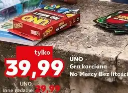 Kaufland UNO Gra karciana No Mercy Bez litości oferta