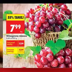 Biedronka Winogrono różowe oferta