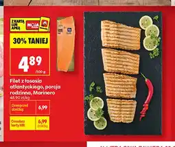 Biedronka Filet z łososia atlantyckiego porcja rodzinna Marinero oferta