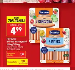 Biedronka Parówki z fileta z kurczaka Tarczyński oferta