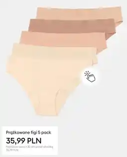Sinsay Figi prążkowane 5-pak oferta
