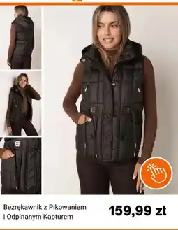 Born2be Bezrękawnik z pikowaniem i odpinanym kapturem Born2be oferta