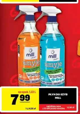 Płyn do szyb Mill Clean umyje