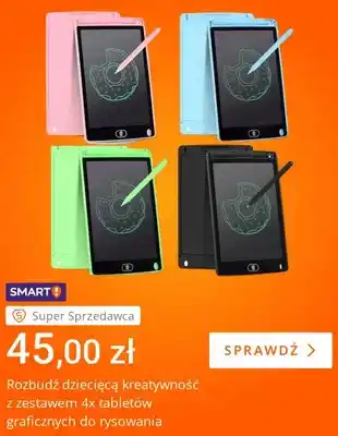 Tablet graficzny do rysowania 4-pak