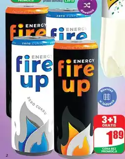 Dino Napój energetyzujący Fire Up Zero Cukru oferta