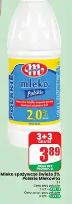 Mleko spożywcze świeże Polskie Mlekovita 2%