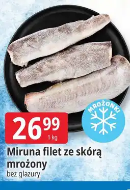 E.Leclerc Miruna filet ze skórą mrożony bez glazury oferta