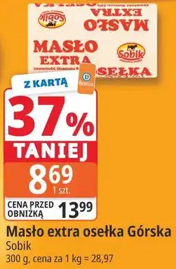 E.Leclerc Masło extra osełka Górska Sobik oferta