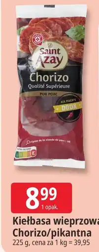 E.Leclerc Kiełbasa wieprzowa Chorizo/pikantna Saint Azay oferta