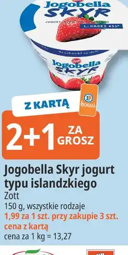 E.Leclerc Jogobella Skyr jogurt typu islandzkiego Zott oferta