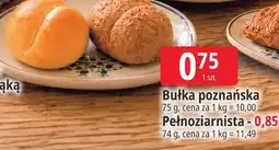 E.Leclerc Bułka poznańska / Pełnoziarnista oferta