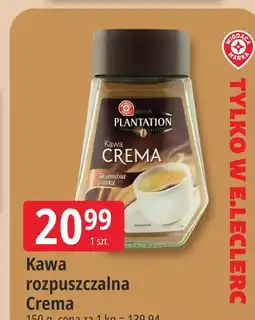 E.Leclerc Kawa rozpuszczalna Crema Plantation oferta