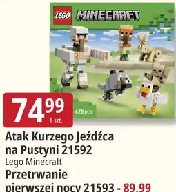 E.Leclerc Atak Kurzego Jeźdźca na Pustyni 21592 Lego Minecraft oferta