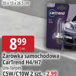 E.Leclerc Żarówka samochodowa CarTrend H4/H7 Uni-Tarpin oferta