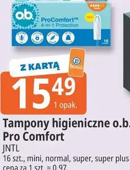 E.Leclerc Tampony higieniczne o.b. Pro Comfort oferta