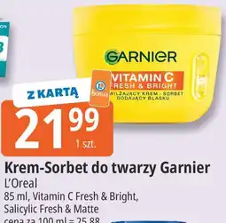 E.Leclerc Krem-Sorbet do twarzy Garnier Vitamin C Fresh & Bright oferta