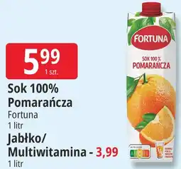 E.Leclerc Sok 100% Pomarańcza / Jabłko / Multiwitamina Fortuna oferta