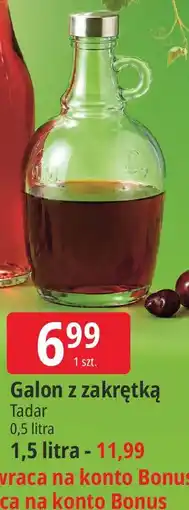 E.Leclerc Galon z zakrętką Tadar 0,5 litra oferta