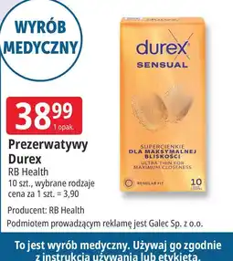 E.Leclerc Prezerwatywy Durex Sensual oferta