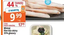 E.Leclerc Mintaj filet bez skóry 35% glazury oferta