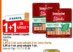 E.Leclerc Parówki Stówki z szynki Sokołów oferta