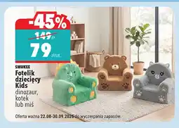 Biedronka Fotelik dziecięcy Smukee Kids dinozaur oferta