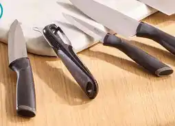 Biedronka Zestaw 2 noże Tefal uniwersalny dł. 9 cm i szefa kuchni dł. 15 oferta