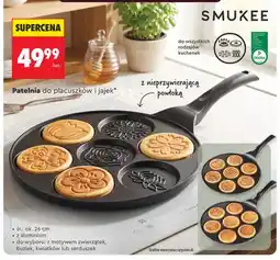 Biedronka Patelnia do placuszków i jajek Smukee z motywem zwierzątek oferta