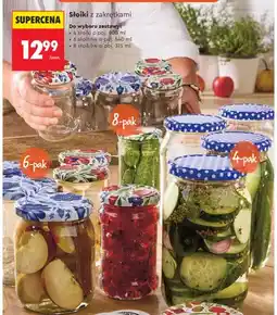 Biedronka Słoiki z zakrętkami 4-pak oferta