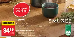 Biedronka Termos klasyczny z kubkiem Smukee oferta