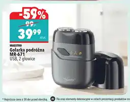 Biedronka Golarka podróżna Maestro MR-671 oferta