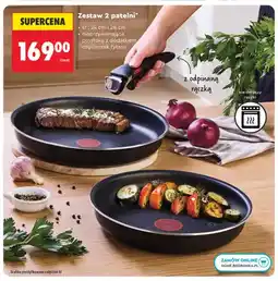 Biedronka Zestaw 2 patelni Tefal oferta