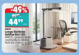 Biedronka Lampa biurkowa Sanico Goldlux Bari LED biała oferta