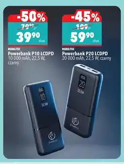 Biedronka Powerbank Rebeltec P10 Lcdpd 10 000mAh 22,5W czarny oferta