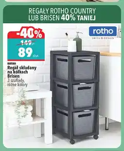Biedronka Regał składany na kółkach Rotho Brisen oferta