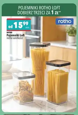 Biedronka Pojemniki Rotho Loft oferta