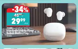 Biedronka Słuchawki dokanałowe Xiaomi Redmi Buds 6 Play białe oferta