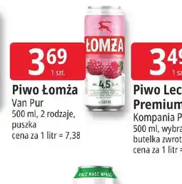 E.Leclerc Piwo Łomza Van Pur oferta