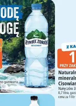 E.Leclerc Woda mineralna niegazowana Żywiec Zdrój oferta