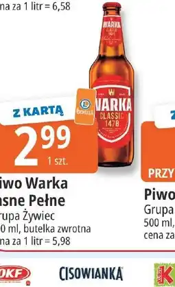 E.Leclerc Piwo Warka Klasyczne Pełne oferta