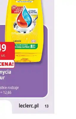E.Leclerc Płyn do mycia naczyń Henkel Lemon oferta