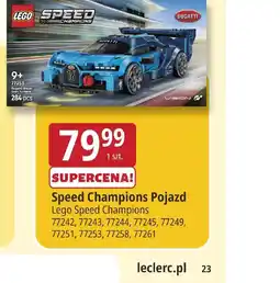 E.Leclerc Speed Champions Pojazd Lego Speed Champions oferta