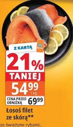 E.Leclerc Łosoś filet ze skórą oferta