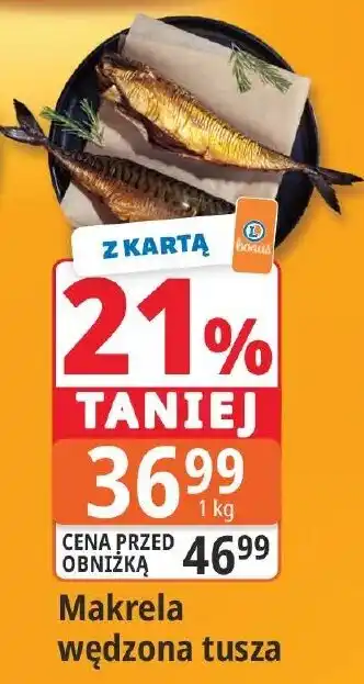 E.Leclerc Makrela wędzona tusza oferta