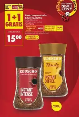 Biedronka Kawa rozpuszczalna Eduscho, 200 g oferta
