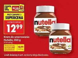 Biedronka Krem do smarowania Nutella 350 g oferta