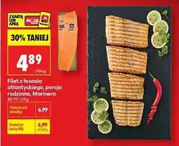 Biedronka Filet z łososia atlantyckiego porcja rodzinna Marinero oferta