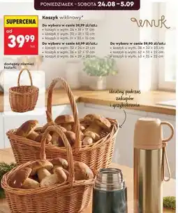 Biedronka Koszyk wiklinowy oferta