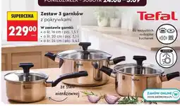 Biedronka Zestaw 3 garnków z pokrywkami oferta
